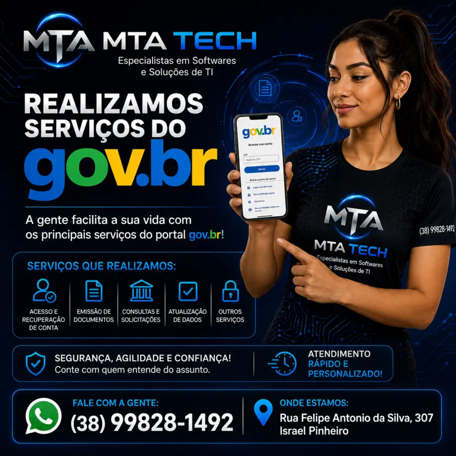 Auxílio em serviços digitais e gov.br